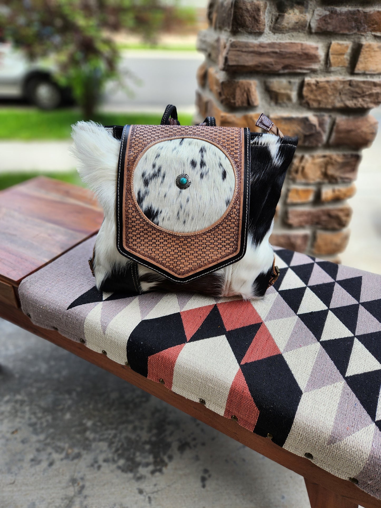 Garnate Canvas & Hairon Bag