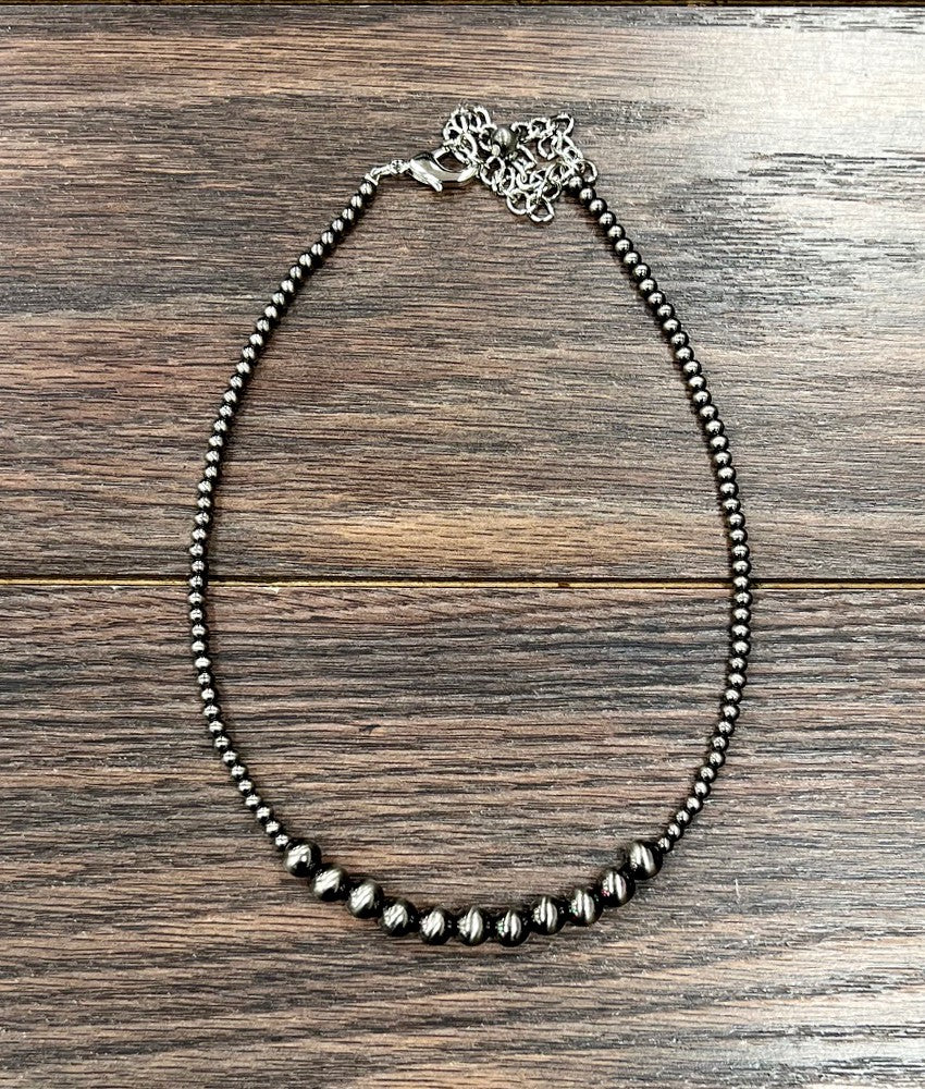 15" to 20" Long, Handmade Polish Bead Necklace 738105