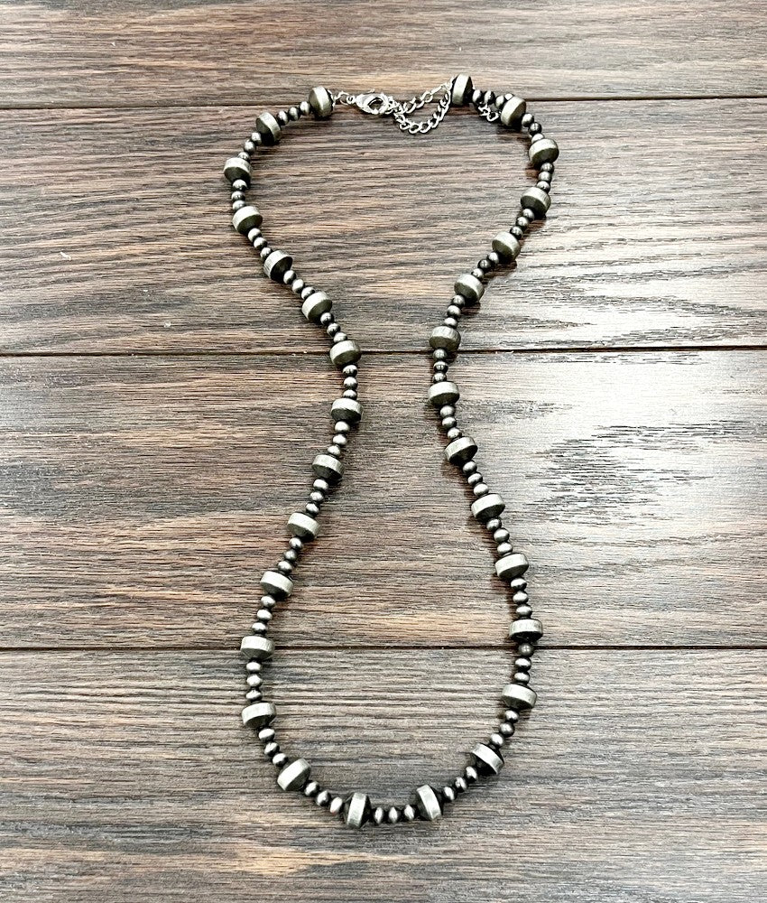 Handmade Rondelle Bead Necklace 738554