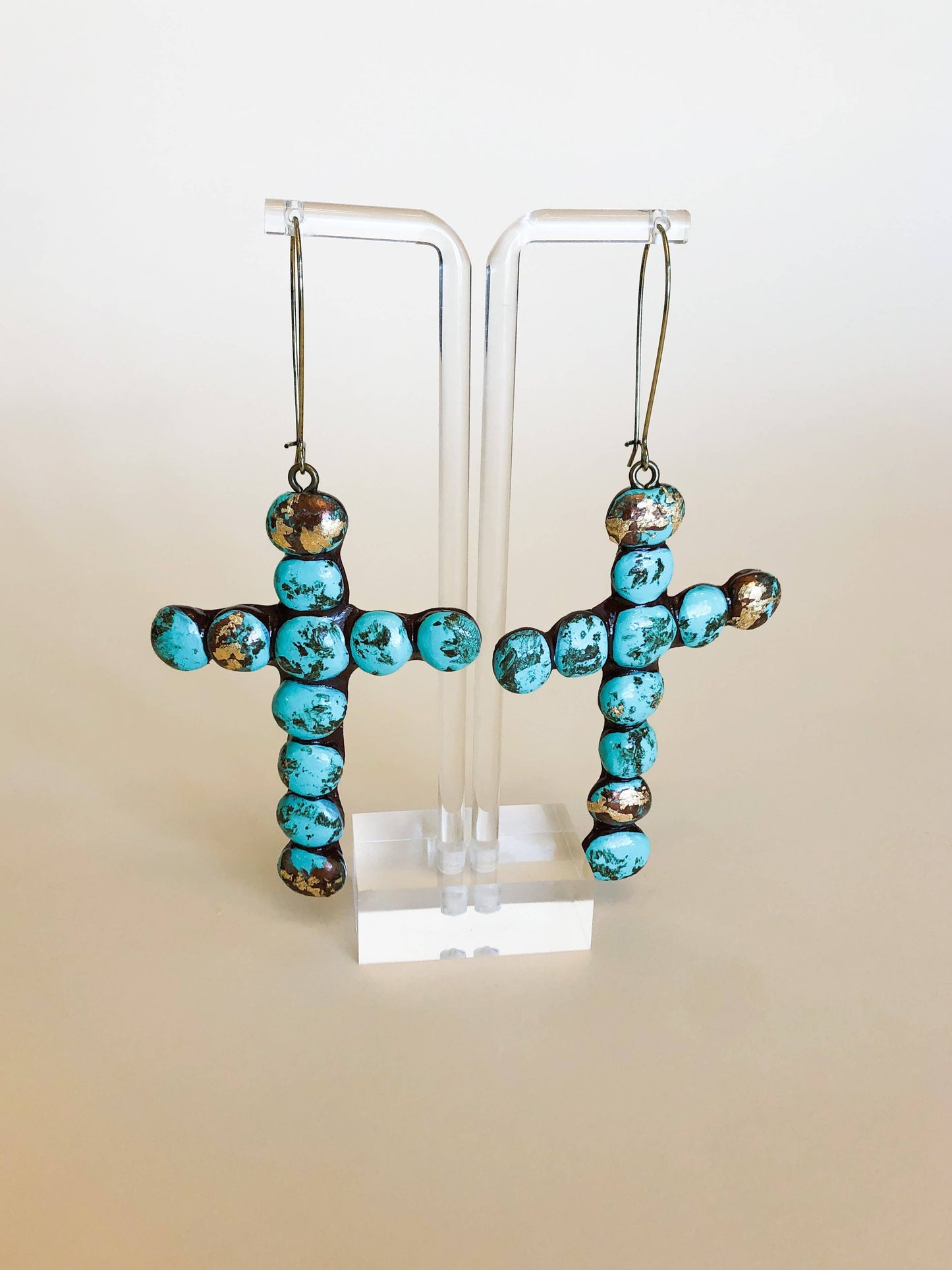 The Troyston Earring - Turquoise Stone