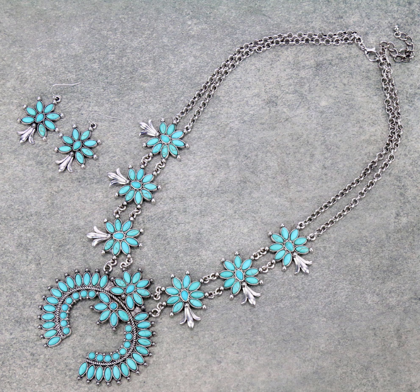 Squash Blossom Necklace Set