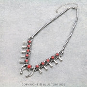 Western Squash Blossom Necklace