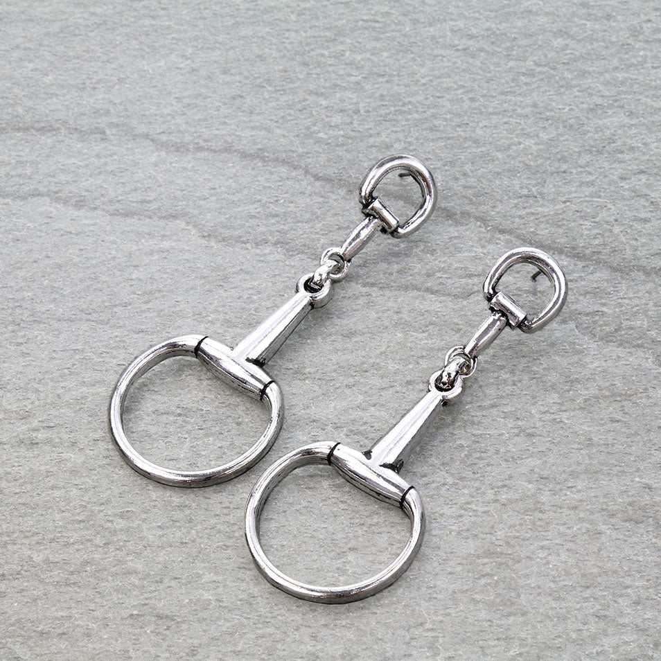 Western Horsebit Stud Earrings