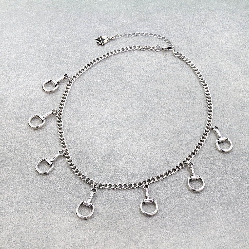 Western Horsebit Charm Necklace