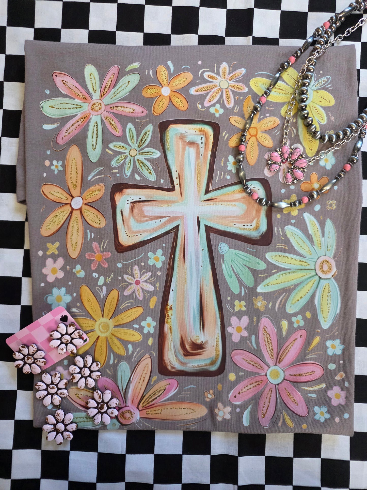Blooming Faith Cross
