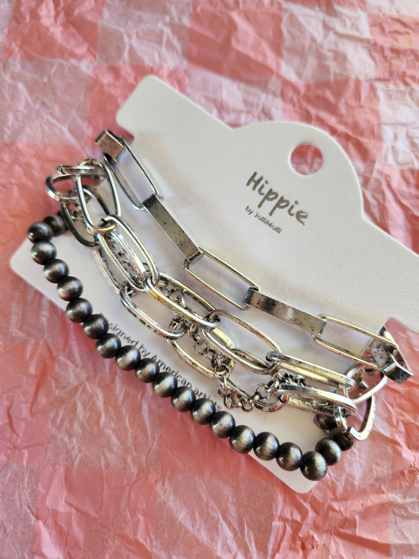 Pearl with Chain Link Bracelet