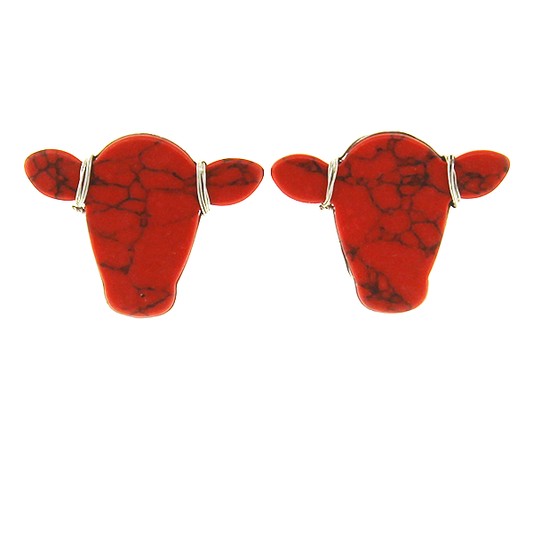 Navajo stone cow head