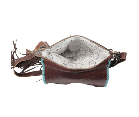 Wild West Boho Leather & Hairon Bag