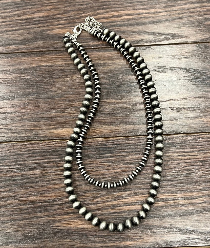Handmade Navajo Bead Necklace 736652