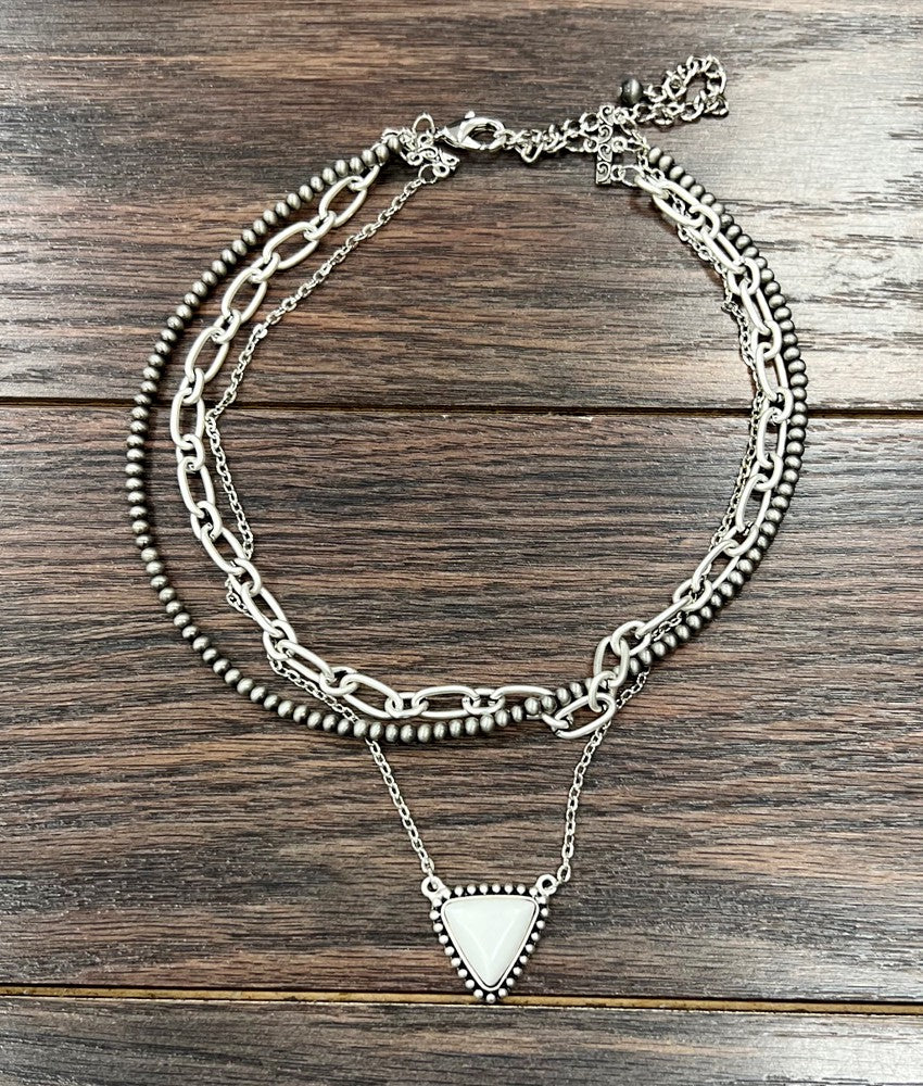 Pearl Turquoise Necklace 737577