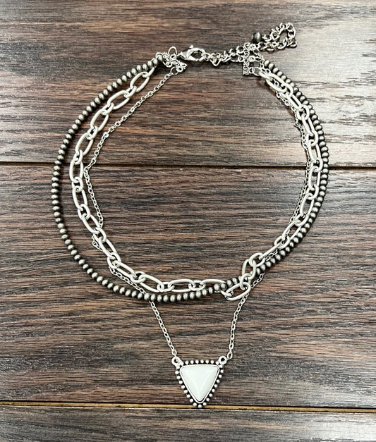 Pearl Turquoise Necklace 737577