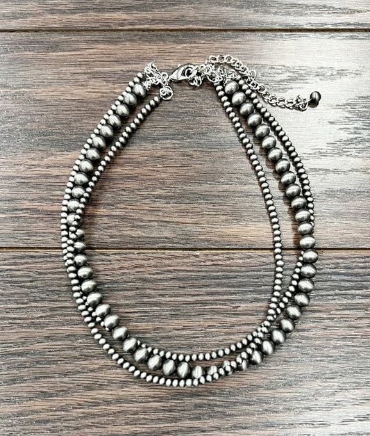 Handmade Pearl Necklace 737734