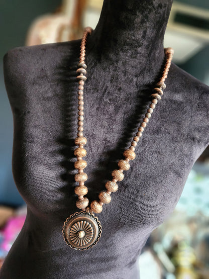 Squash Blossom Concho Necklace&nbsp;