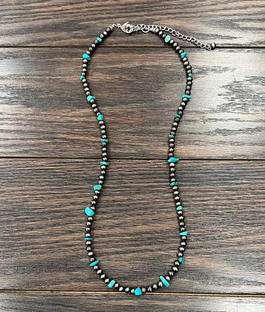 Handmade  Bead, Turquoise Necklace
