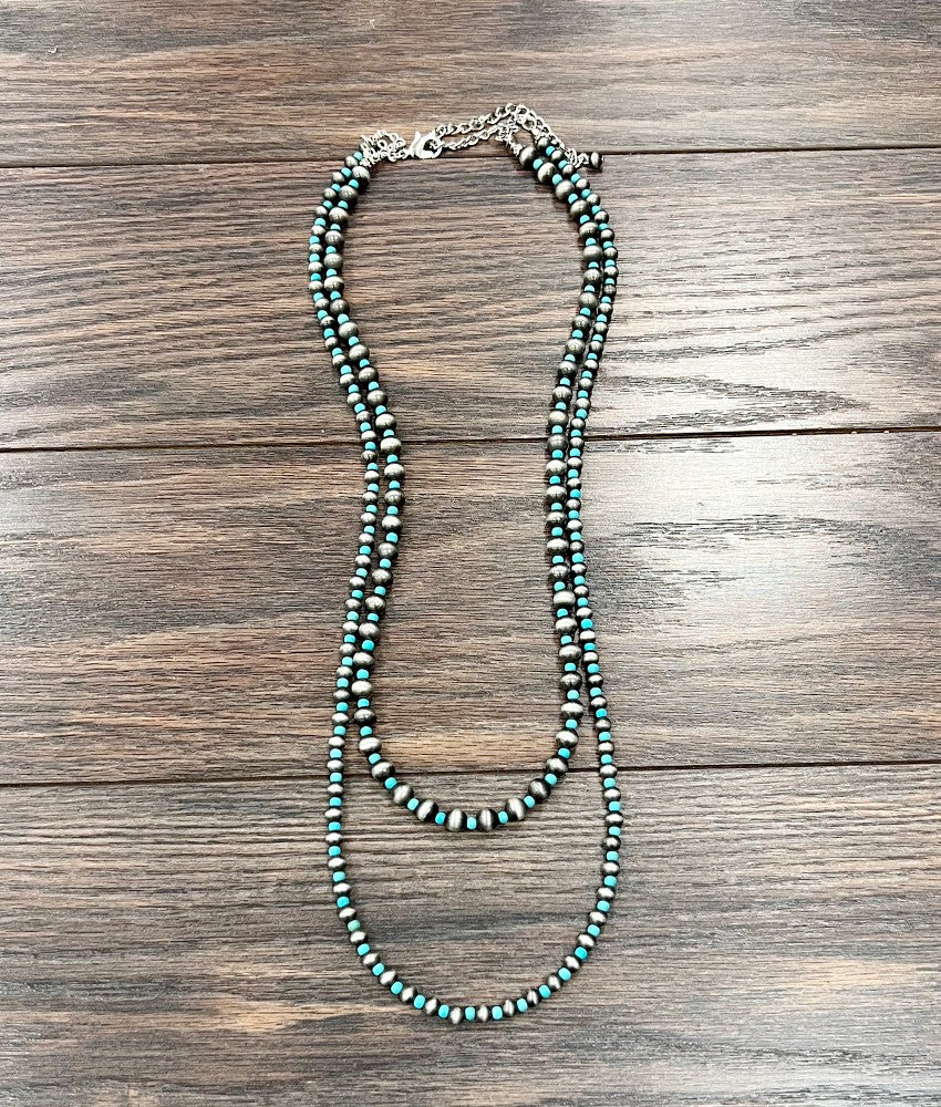 Handmade Navajo Bead Necklace 738688