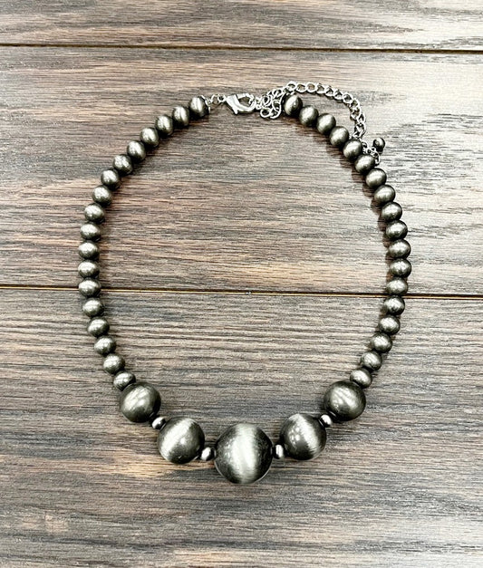 18-inch Very-big  Bead Necklace 739216