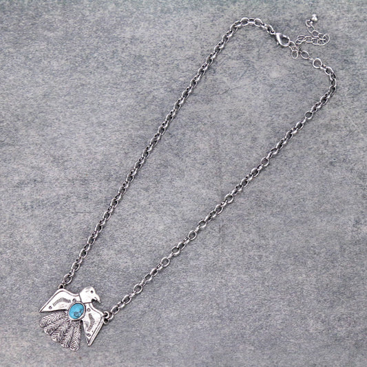 Western Thunderbird Pendant Necklace