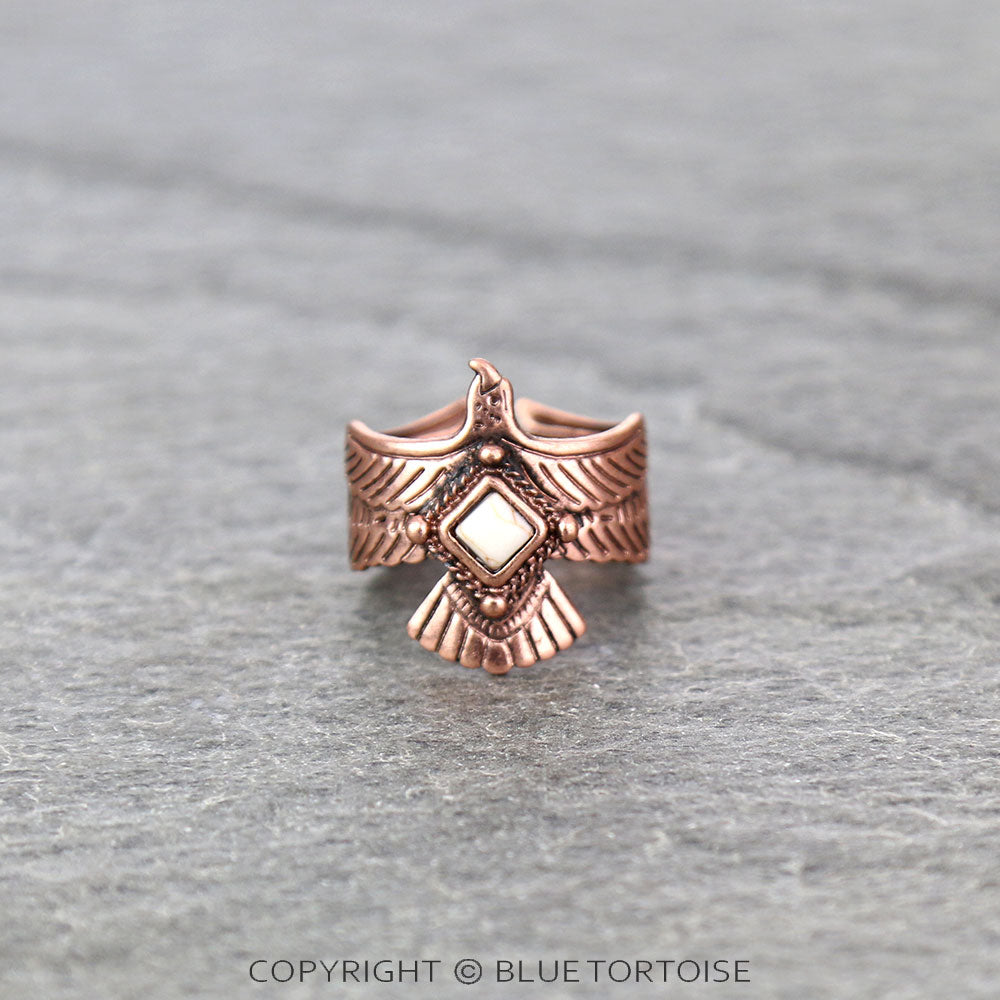 Western Thunderbird Cuff Ring