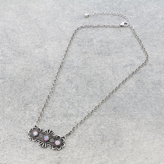 Wester Concho Bar Necklace