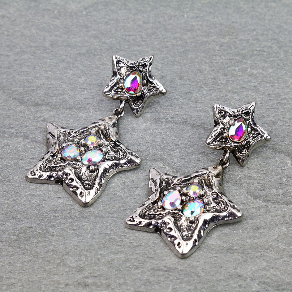 Western Star Stud Earrings