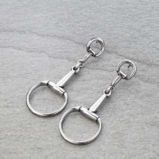 Western Horsebit Stud Earrings