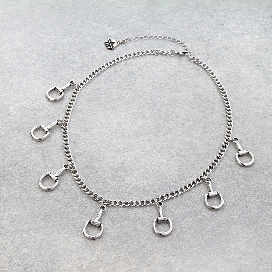 Western Horsebit Charm Necklace