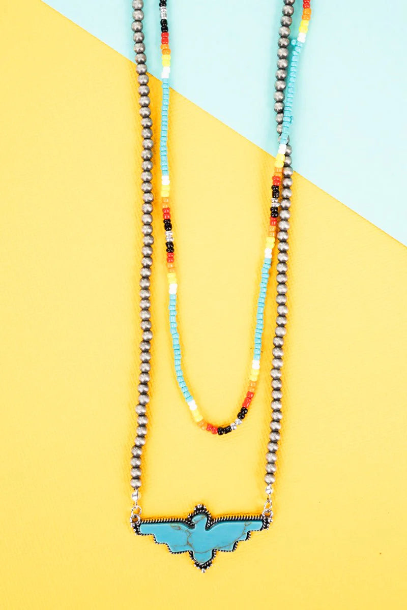 Kayla Black Cross Layered Necklace - Wholesale Accessory MarketKayla Black Cross Layered Necklace - Wholesale Accessory Market AN3336-SBBK  KAYLA BLACK CROSS LAYERED NECKLACE