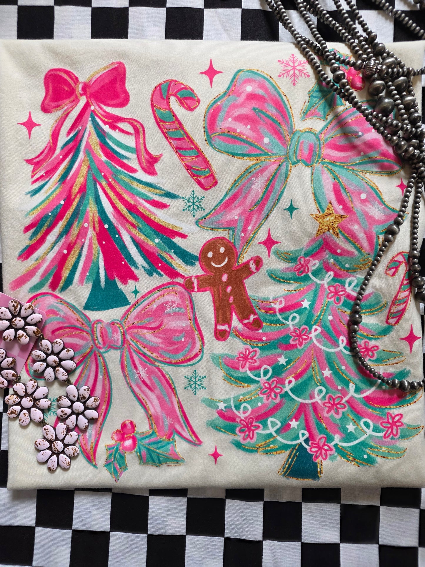 Christmas on pink