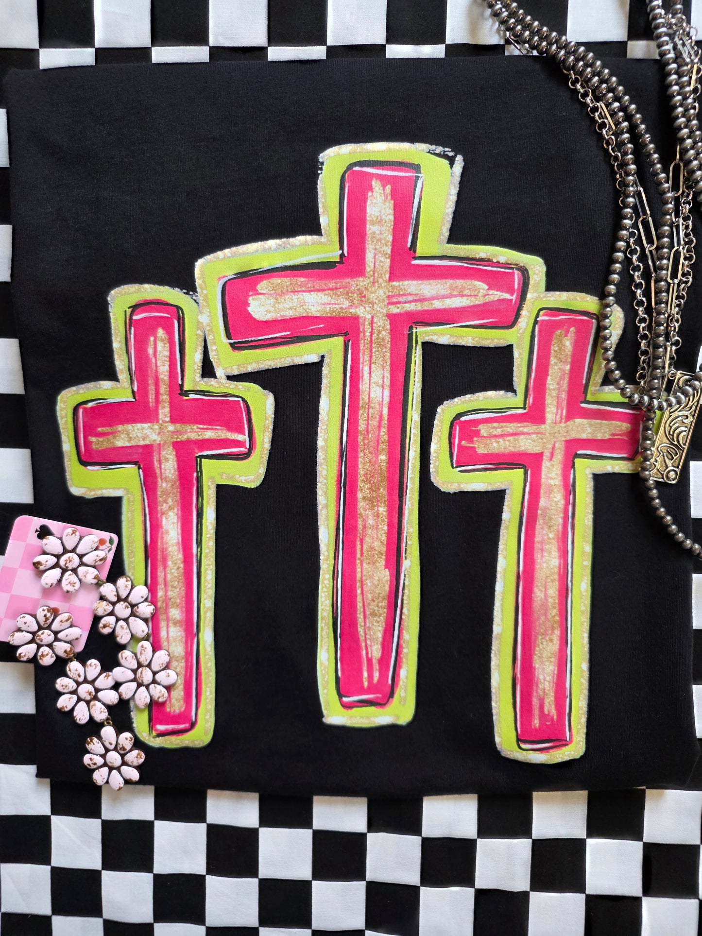 3 neon cross