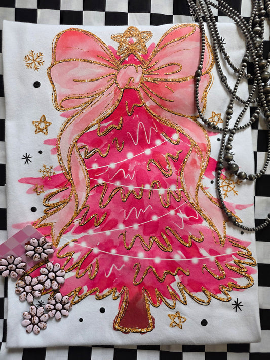 Pink Christmas tree