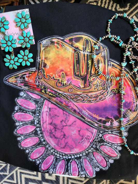 Pink concho