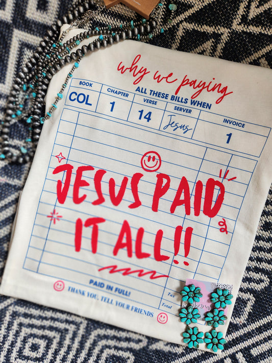 Jesus paid it all