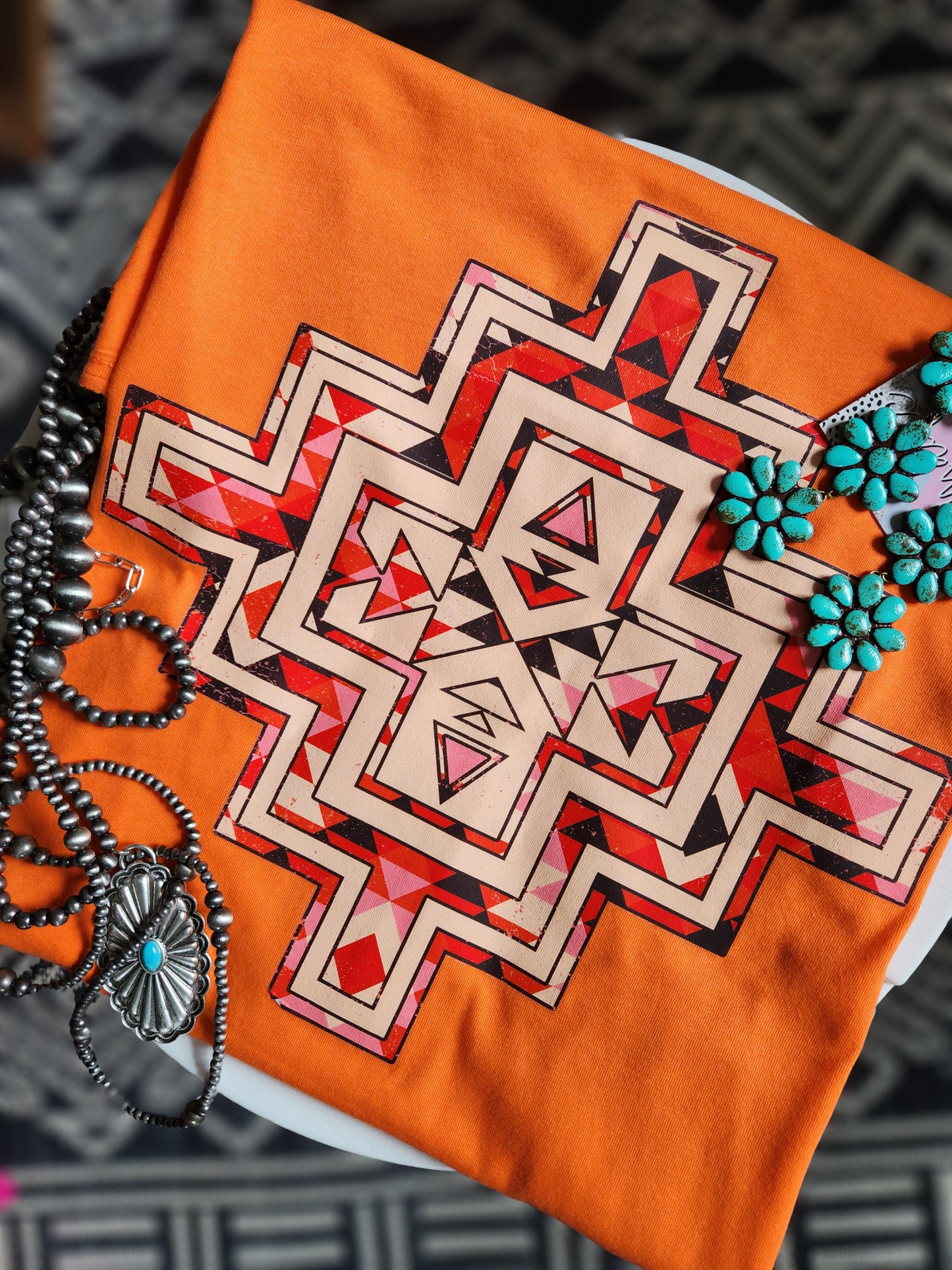 Orange Aztec