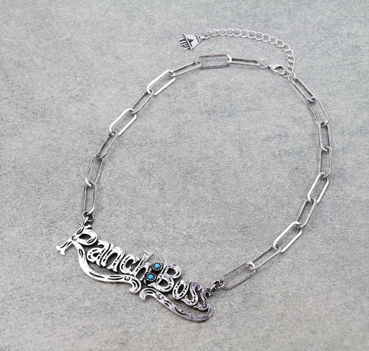 Western Ranch Boss Necklace