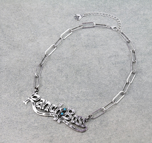 Western Ranch Boss Necklace