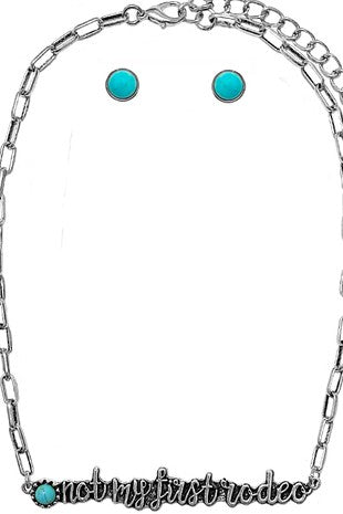 WESTERN CONCHO GEMSTONE  NOT MY FIRST RODEO