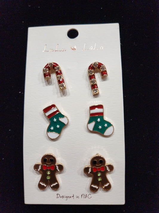 Christmas studs