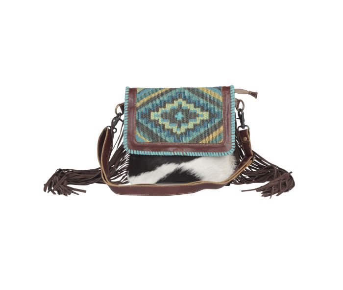 Wild West Boho Leather & Hairon Bag